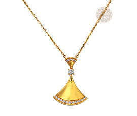 Designer Diamond and Gold Pendant